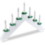 Kalėdinė žvakidė su LED apšvietimu, 30 cm, 7 LED