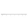 Bėgelis DOMOLETTI D PROFILE, 150 cm, baltas