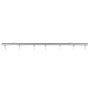 Bėgelis DOMOLETTI D PROFILE, 150 cm, sidabrinis
