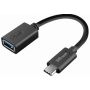 Adapteris TRUST USB Type C M, USB Type A F, juodas 20967
