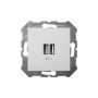 USB kroviklis LIREGUS EPSILON, baltos spalvos