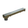 Drenažo latakas su Ø 110 mm vamzdžiu Stora Drain Home, 1 m