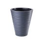 Vazonas Form Plastic Sahara 2721, plastikinis, Ø35cm, pilkas