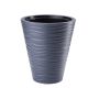 Vazonas Form Plastic Sahara 2722, plastikinis, Ø40cm, pilkas