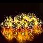 Girlianda 10 LED, šilta balta, 1.2 m
