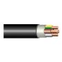 Kabelis Lietkabelis CYKY-L, 4 x 6 mm², juodas