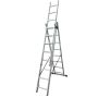 Universalios kopėčios Haushalt BL-E309, 3 x 9 pak