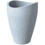 Vazonas Scheurich Granit, plastikinis, Ø 29.8 cm, pilkas