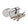 Spynos cilindras Abus KE60, 80 mm, nikeliuota