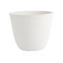 Vazonas Domoletti 13D25, spw, Ø 25 cm, baltas