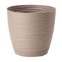 Vazonas Form Plastic Petit 3000, plastikinis, Ø10.7cm, rudas