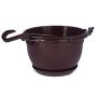Vazonas Form Plastic Malta 2502, plastikinis, Ø 21 cm, rudas