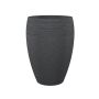 Vazonas Scheurich 283/54, plastikinis, Ø 35.5 cm, juodas