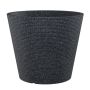 Vazonas Scheurich 242/30, plastikinis, Ø 28.5 cm, juodas