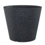 Vazonas Scheurich 242/40, plastikinis, Ø 38.9 cm, juodas