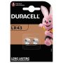 Elementai DURACELL LR43, 1,5V, 2 vnt.