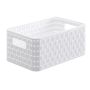 Daiktadėžė ROTHO 11152, 6 l, balta, 28×18,5×12,6 cm
