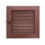 Grotelės židiniui HEARTH, vario spalvos, 170 x 170 mm