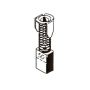 Angliniai šepetėliai 30-00-050-H, 5 x 8 x 13 mm, 2 vnt