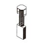 Angliniai šepetėliai 30-06-001-H, 6 x 14 x 26 mm, 2 vnt