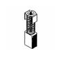 Angliniai šepetėliai 30-19-027-AV, 6,3 x 12,5 x 36 mm, 2 vnt