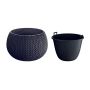 Vazonas Prosperplast Splofy DKSP290, Ø 29 cm, antracito