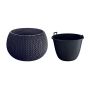 Vazonas Prosperplast Splofy DKSP370, Ø 37 cm, antracito