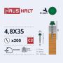 SAVISR 4.8X35 MED+EPDM RAL6029 (200-12)