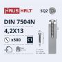 Savisriegiai Haushalt, DIN 7504N, 4,2 x 13 mm, 500 vnt.