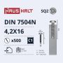 Savisriegiai Haushalt, DIN 7504N, 4,2 x 16 mm, 500 vnt.