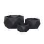 Vazonas Domoletti LT14357-3S, Ø 58 cm, antracito