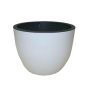 Vazonas Form Plastic Muna 3320, plastikinis, Ø 40 cm, baltas