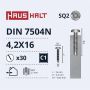 Savisriegiai Haushalt, DIN 7504N, 4,2 x 16 mm, 30 vnt.
