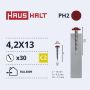 Savisriegiai Haushalt, DIN 14566, 4,2 x 13 mm, 30 vnt.