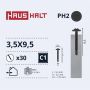 Savisriegiai Haushalt, DIN 7981C, 3,5 x 9,5 mm, 30 vnt.