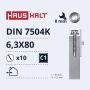 Savisriegiai Haushalt, DIN 7504K, 6.3 x 80 mm, 10 vnt.