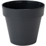 Vazonas Form Plastic Ibiza Soft Mat 4120, Ø 16 cm, juodas