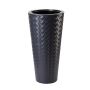 Vazonas Form Plastic Makata Slim 2830, Ø30cm, tamsiai pilka