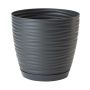 Vazonas Form Plastic Petit 3040, plastikinis, Ø19cm, pilkas