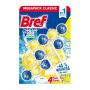 WC valiklis-gaiviklis BREF POWER AKTIV LEMON, 3×50 g