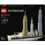 Konstruktorius LEGO Architecture Niujorkas 21028, 598 vnt.