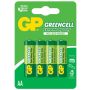 Elementai GP GREENCELL AA/R06, 1,5V, 4 vnt.