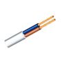 Kabelis Lietkabelis H05VVH2-F, 2 x 1 mm², baltas, 50 m