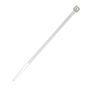 Laidų tvirtinimo dirželiai 2-LOCK, 3.5x290mm, balti, 100vnt
