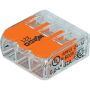  Laidų jungė Wago 221-413/50 3 X 0.02-4 mm², 450 V, 50 vnt.