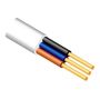 Kabelis Lietkabelis BVV-P, 3 x 2,5 mm², baltas, 50 m