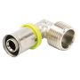 Alkūnė 873420A presuojama, 20x2.00-3/4", išorinis sriegis