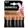 Elementai DURACELL AA/LR06, 1.5V, 5 vnt.