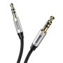 Laidas BASEUS 3.5mm M, 3.5mm M, 1m, juodas CAM30-BS1