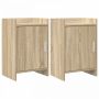Naktiniai staliukai 2 pcs Sonoma ąžuolas 40 x 30 x 60 cm